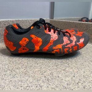 Giro Empire SLX limited edition Lava Lamp Gray and Orange cycling shoes-EU 44